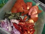 Sayur bayam temu kunci