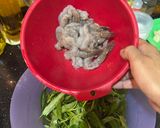 Foto langkah ke 4 dari resep Resep Bubur Telor asin,udang,Ubi dan daging.
