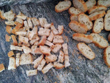 "Chips" de pan duro en Airfryer