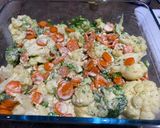 Sajtos zöldséges köret vagy főétel recept fázis 3 fotója