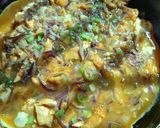 A picture of step 4 of Hash Brown omelet.