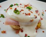 A picture of step 3 of Poached Eggs with Lemony Mayo Sauce.
