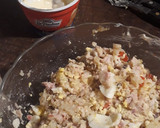 Foto del paso 4 de la receta: Calzon al hornito eléctrico, anco y pollo con masa casera rápida