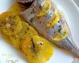 Foto del paso 6 de la receta: Besugos al horno con patatas, infusionados con aceite de tomillo
