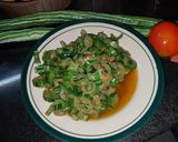 Foto langkah ke 4 dari resep Tumis pare belut.
