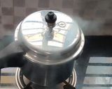 A picture of step 1 of Hotel style curd rice.