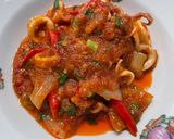 Foto langkah ke 4 dari resep Cumi saos padang.
