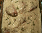 Foto del paso 27 de la receta: Pollo frito en crema tostada de cebolla y hinojo
