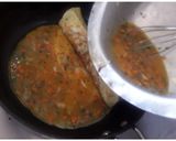 A picture of step 3 of Korean Egg Roll (Gyeran Mari).