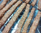 A picture of step 6 of Crunchy Macrobiotic Cinnamon Nut Snack Sticks.