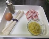 A picture of step 1 of Easy Somen Noodle Chijimi (Korean Pancakes).