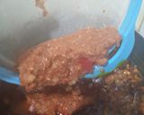 A picture of step 1 of Ekuru sauce.