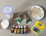 Foto langkah ke 1 dari resep Puding Rainbow Ekonomis.