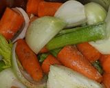 A picture of step 1 of "Vegetable Gravy".