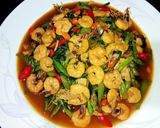 Foto langkah ke 5 dari resep Tauco Kangkung Udang Spesial.