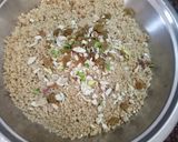 A picture of step 3 of Wheat flour ladoo.