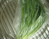 A picture of step 1 of Tasty Chinese Chives and Crab Sticks.