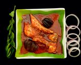 A picture of step 8 of Kerala sardine fish curry.