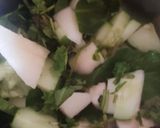A picture of step 1 of Super Greens Smoothie.
