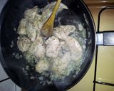 A picture of step 2 of Chicken Cacciatore.