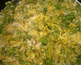 A picture of step 3 of  PALANGA SAGA BHAJASpinach fritters.