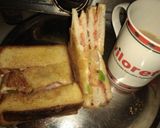 A picture of step 2 of Bread cheese sandwich.