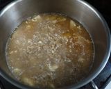 A picture of step 2 of Crumbled Tofu in Creamy Natto Soup.