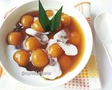 Foto langkah ke 6 dari resep Bubur Candil Ubi aka Biji Salak.