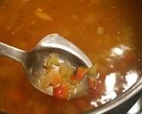 A picture of step 3 of Cicis copycat cavatapi soup.