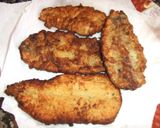 A picture of step 4 of Battered Whiting, Fritters, and Salad (Gluten-Free).