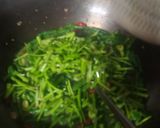 Foto langkah ke 3 dari resep Kangkung Kacang panjang Kuah Santan.
