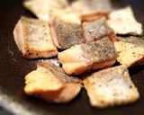 A picture of step 6 of Not Deep Fried: Fall Salmon in Nanban Sauce With Lots of Vegetables.