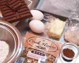 A picture of step 1 of For Valentine's: Ganache Coffee Brownies with Chocolate Coated Barley Puffs.