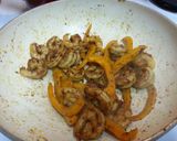 A picture of step 5 of Shrimp Ajillo.