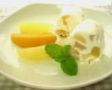 A picture of step 6 of Fruit-Packed Yogurt Ice Cream Cake.