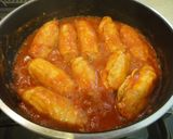 A picture of step 3 of Meat-Wrapped Cabbage Simmered in Tomato Sauce.