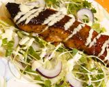 A picture of step 8 of Salmon Lemon Teriyaki.