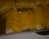 A picture of step 8 of Chicken Enchiladas.