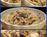 A picture of step 4 of AMIEs Pasta with OLIVEs.