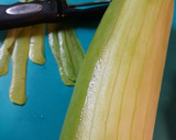 A picture of step 1 of Cucuzza and Sausage.