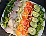 A picture of step 2 of Green Salad.