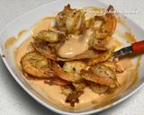 A picture of step 6 of Dynamite Shrimp.