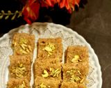 बादाम सूजी बर्फी रेसिपी चरण 7 फोटो