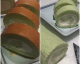 Foto langkah ke 9 dari resep Pandan swiss roll tanpa pengembang.
