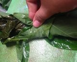 Foto langkah ke 10 dari resep Buntil Daun Pepaya dan Daun Singkong (#PR_recookmasakanpedas).