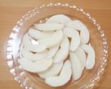 A picture of step 1 of Asian Pear Yogurt Tart.