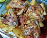 Une image de l'étape 7 de Ailerons de poulet à la pomme de terre rôtis 🍴.
