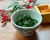 A picture of step 4 of Japanese Moroheiya Salad.