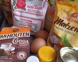 Foto langkah ke 1 dari resep Bolu kukus coklat gluten free.