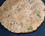 A picture of step 7 of Jowar Roti (in Sindhi Doda).